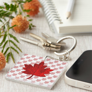 Canada-Maple Leaf by Shirley Taylor Key Ring