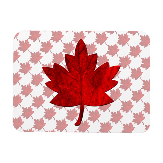 Canada-Maple Leaf by Shirley Taylor Magnet (Horizontal)