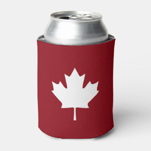 Canada Maple Leaf Can Cooler - Reverse Colours