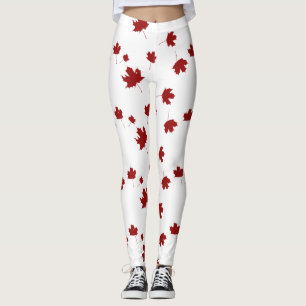 Canada maple leaf canada day print cool Leggings