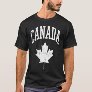 Canada Maple Leaf Canadian Distressed T-Shirt