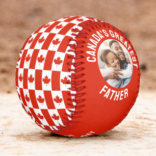Canada Maple Leaf Canadian Flag Father's Day Baseball