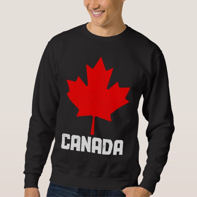 Canada Maple Leaf Canadian Flag Pride  2 Sweatshirt (Front)