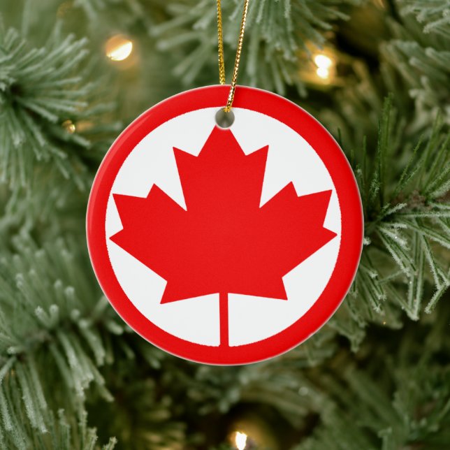 Canada Maple Leaf     Ceramic Tree Decoration (Tree)