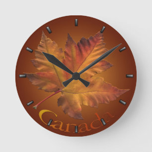 Canada Maple Leaf Clock Canada Souvenir Wall Clock