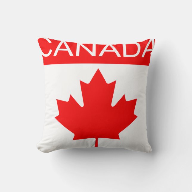 Canada Maple Leaf Cushion (Front)