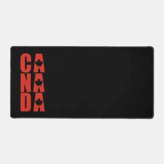 Canada Maple Leaf Designer Canadian Pride Desk Mat