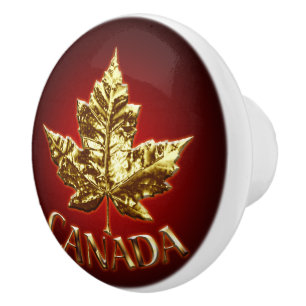 Canada Maple Leaf Door Knobs