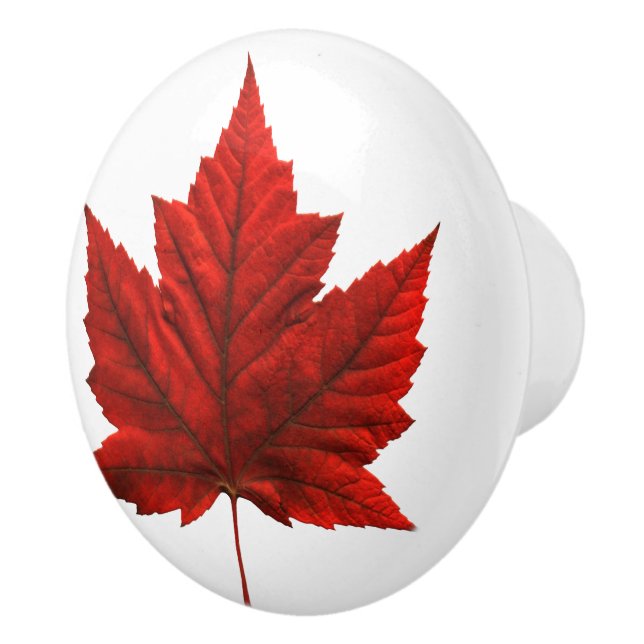 Canada Maple Leaf Door Knobs Canada Flag Decor (Right)