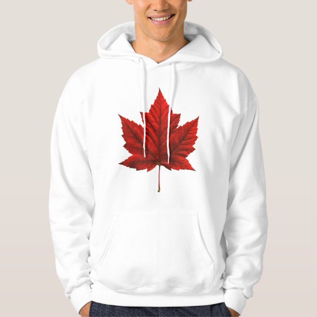 Canada Maple Leaf Hooded Sweatshirt Canada Hoodie (Front)