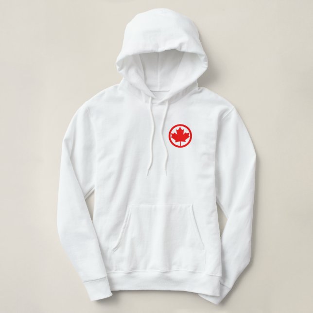 Canada Maple Leaf      Hoodie (Design Front)