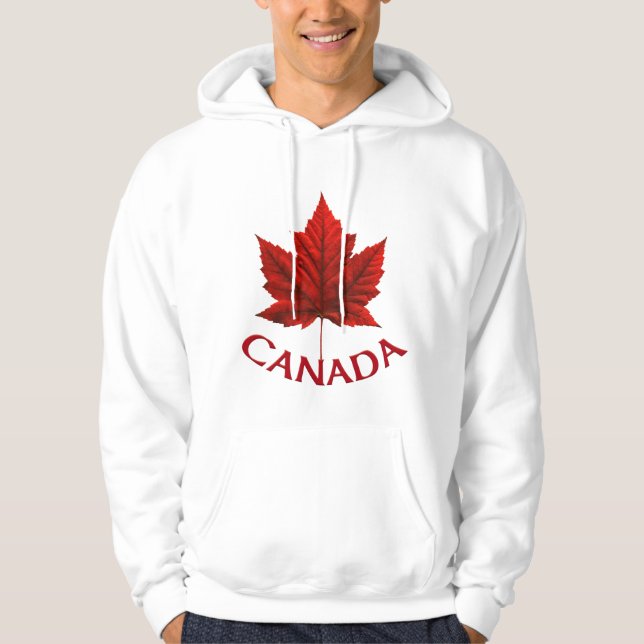 Canada Maple Leaf  Hoodie Canada Hooded Sweatshirt (Front)