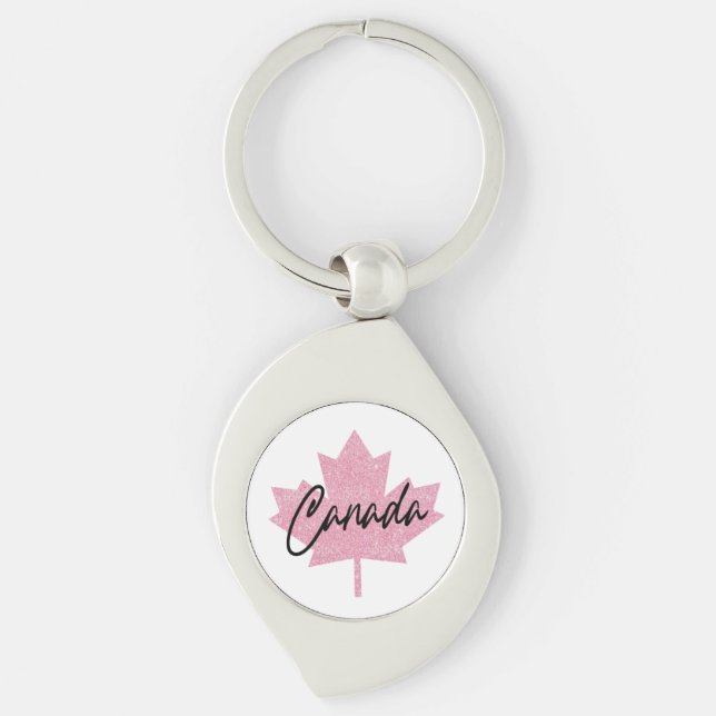 Canada  Maple leaf       Key Ring (Front)