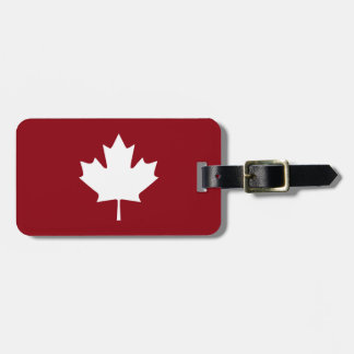 Canada Maple Leaf Luggage Tag