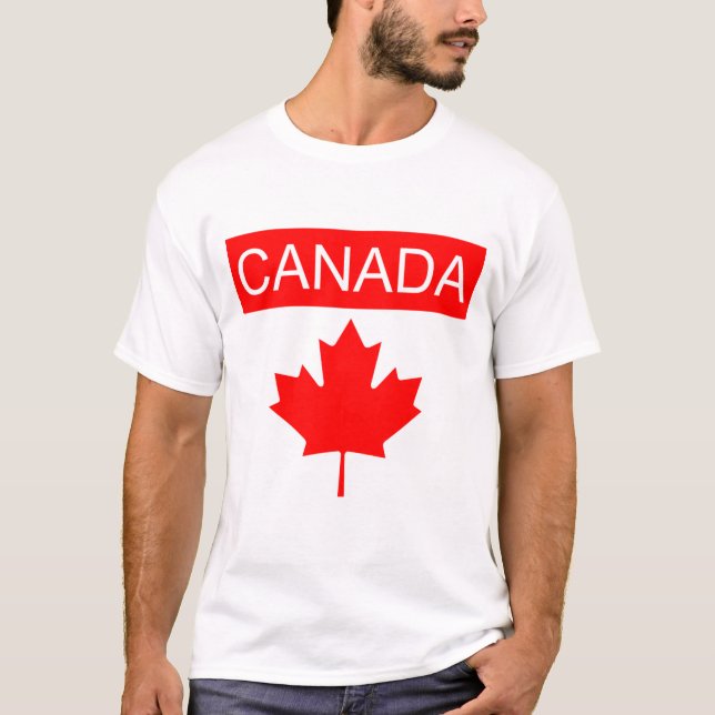 Canada Maple Leaf Men's T-Shirt (Front)