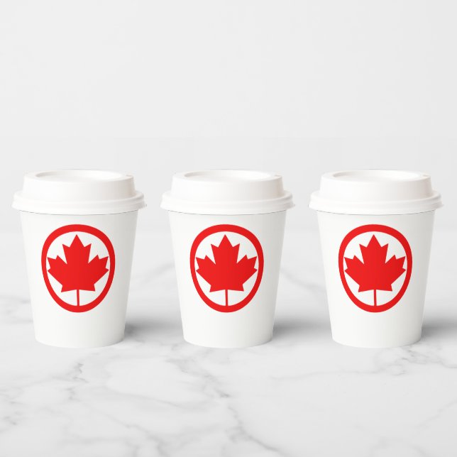 Canada Maple Leaf       Paper Cups (Multi)