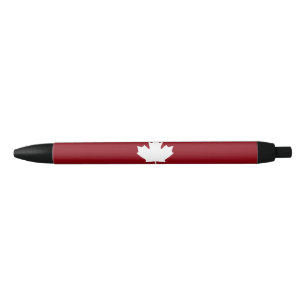 Canada Maple Leaf Pen - Reverse Colours