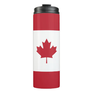 Canada Maple Leaf Red Stripe Tumbler