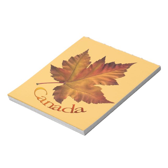 Canada Maple Leaf Souvenir Notepad Canada Gifts (Rotated)