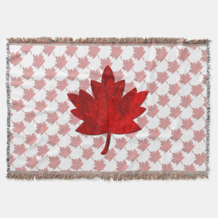Canada-Maple Leaf Throw Blanket