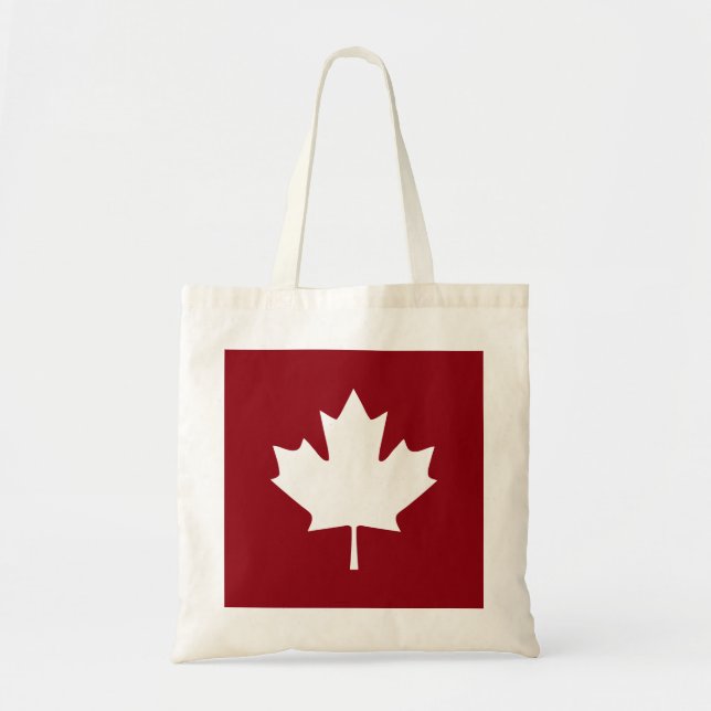 Canada Maple Leaf Tote Bag (Front)