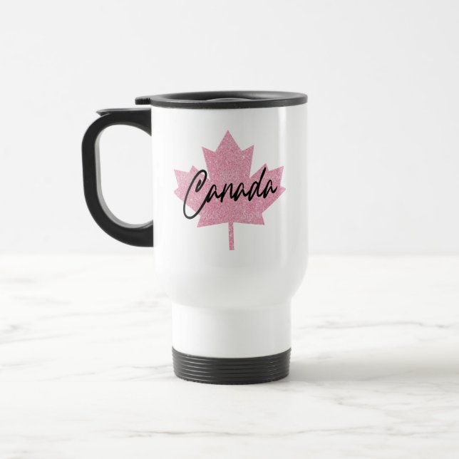 Canada  Maple leaf      Travel Mug (Left)