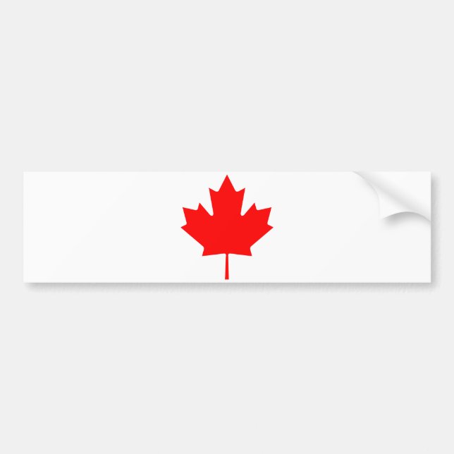 Canada Maple Leaf Vinyl Decal Stickers, Vinyl Deca (Front)