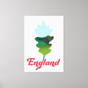 Canada maple leaf white edition canvas print