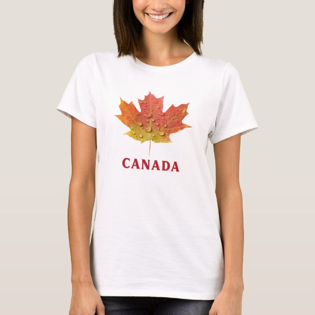 Canada Maple Leaf Women's T-Shirt (Front)