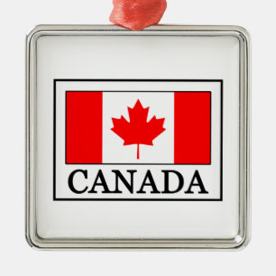 Canada Metal Tree Decoration