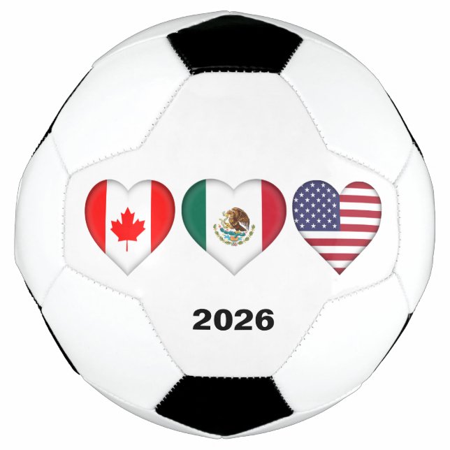 Canada Mexico USA hosting Football Tournament 2026 (Front)
