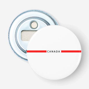 Canada minimalistic flag bottle opener