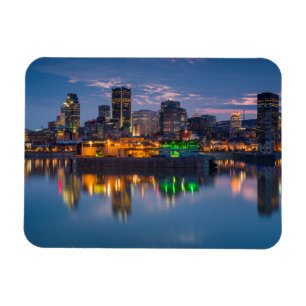 Canada, Montreal, skyline and Old Port Magnet