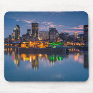 Canada, Montreal, skyline and Old Port Mouse Mat