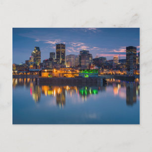 Canada, Montreal, skyline and Old Port Postcard