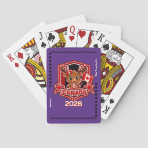 Canada Moose Kids Playing Cards