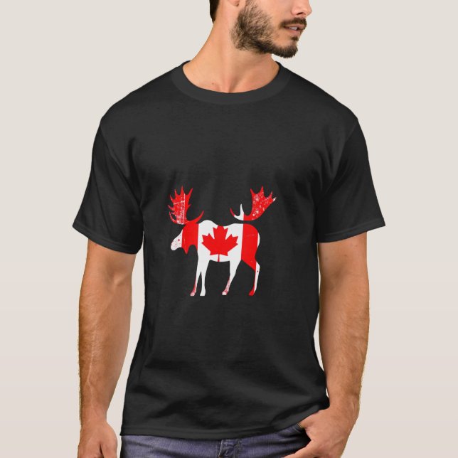 Canada Moose Silhouette T-Shirt (Front)