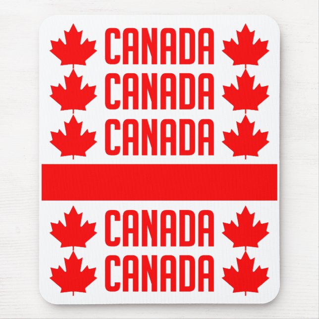 Canada mousepad, customise mouse mat (Front)