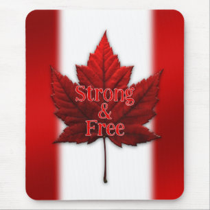 Canada Mousepad Red Canada Maple Leaf Mousepad
