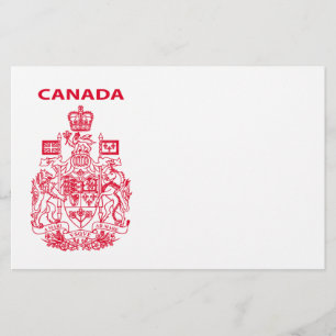 Canada national emblem flyer