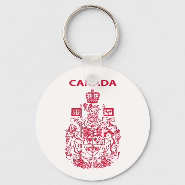 Canada national emblem key ring (Front)