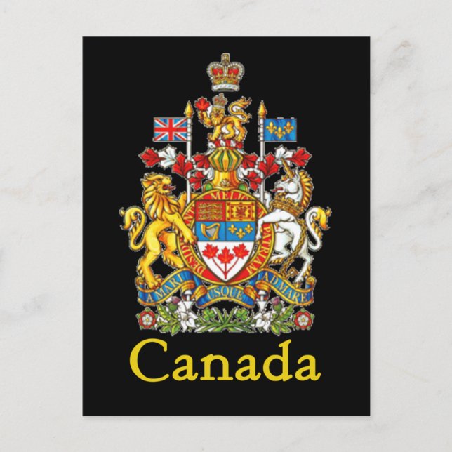 Canada National Seal Postcard (Front)