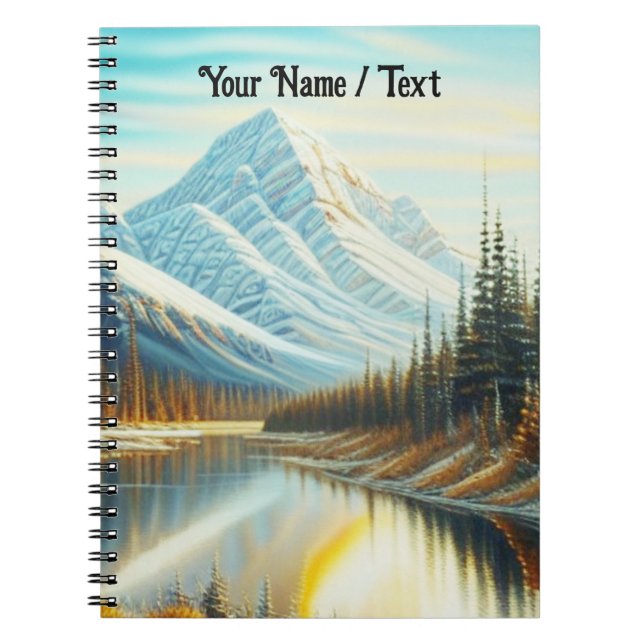Canada Nature Landscape Oil Painting     Notebook (Front)
