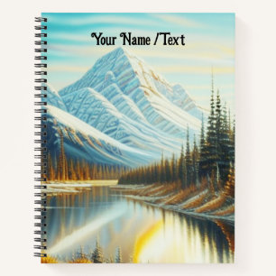 Canada Nature Landscape - Stunning Mountain Art Notebook