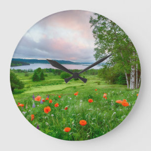 Canada, New Brunswick, , 3 Large Clock