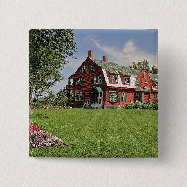 Canada, New Brunswick, Campobello Island. 15 Cm Square Badge (Front)