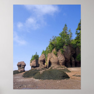 Canada, New Brunswick, Hopewell Cape, Bay of Poster