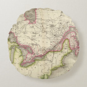 Canada, New Brusnwick, and Nova Scotia Round Cushion