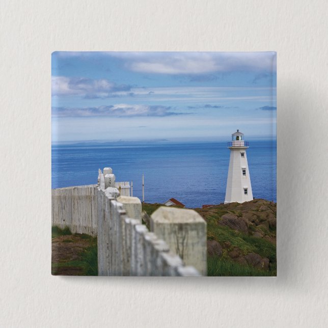 Canada, Newfoundland, Cape Spear National 3 15 Cm Square Badge (Front)