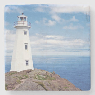 Canada, Newfoundland, Cape Spear National Stone Coaster